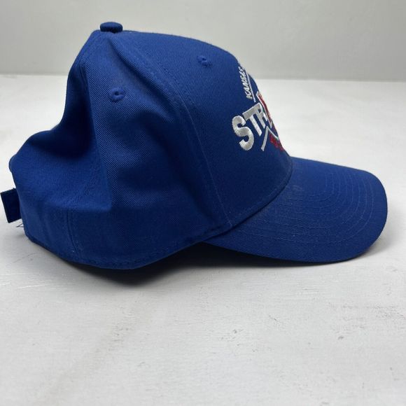 2015 KU Kansas Jayhawks Adidas Adjustable Hat Blue 11 Straight Big 12 Champs - Picture 2 of 6
